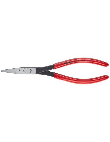 Alicate de montaje de bocas largas recubiertos de plástico negro atramentado 200 mm KNIPEX 28 01 200