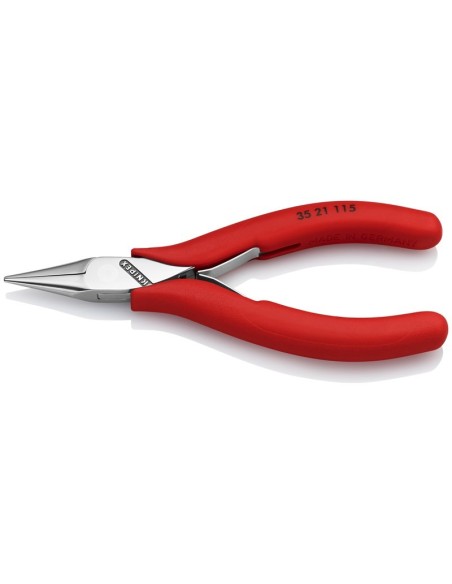 Alicate de montaje para electrónica recubiertos de plástico antideslizante 115 mm KNIPEX 35 21 115