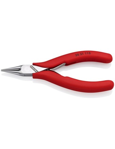 Alicate de montaje para electrónica recubiertos de plástico antideslizante 115 mm KNIPEX 35 31 115