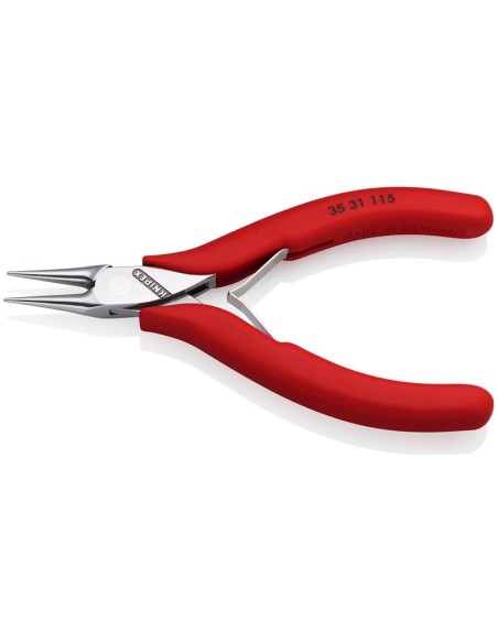 Alicate de montaje para electrónica recubiertos de plástico antideslizante 115 mm KNIPEX 35 31 115