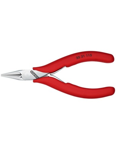 Alicate de montaje para electrónica recubiertos de plástico antideslizante 115 mm KNIPEX 35 31 115