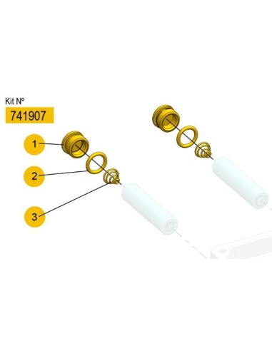 KIT TAPA PILAS EGM700