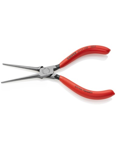 Alicate de presión (Alicate acabado en punta) recubiertos de plástico negro atramentado 160 mm KNIPEX 31 11 160