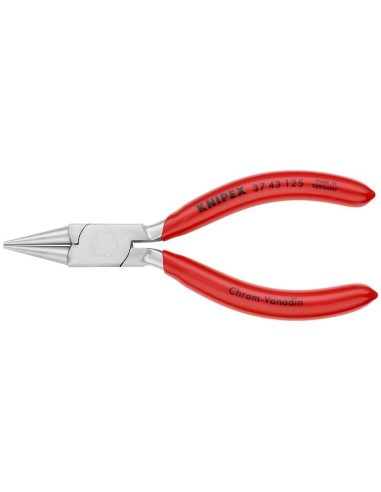 Alicate de presión para mecánica de precisión recubiertos de plástico cromado 125 mm KNIPEX 37 43 125