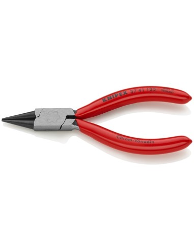 Alicate de presión para mecánica de precisión recubiertos de plástico negro atramentado 125 mm KNIPEX 37 41 125