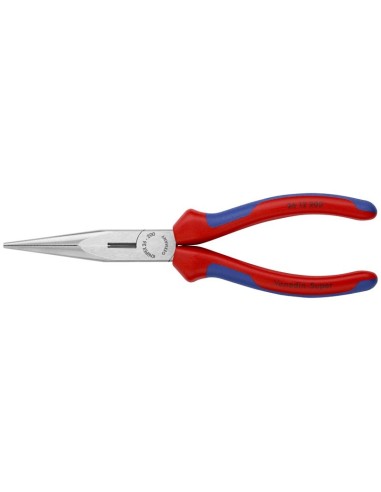Alicate de montaje (alicate de boca cigüeña) con fundas multicomponentes negro atramentado 200 mm KNIPEX 26 12 200