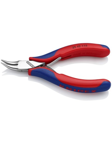 Alicate de montaje para electrónica con fundas multicomponentes 115 mm KNIPEX 35 42 115