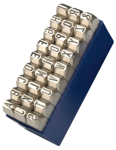 Abecedarios N 1 extra-extra - Especial para acero Inox