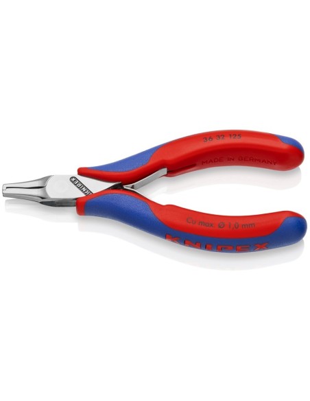 Alicate de montaje para electrónica con fundas multicomponentes 125 mm KNIPEX 36 32 125