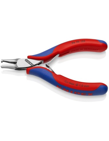 Alicate de montaje para electrónica con fundas multicomponentes 125 mm KNIPEX 36 32 125