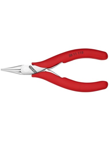 Alicate de montaje para electrónica recubiertos de plástico antideslizante 115 mm KNIPEX 35 11 115