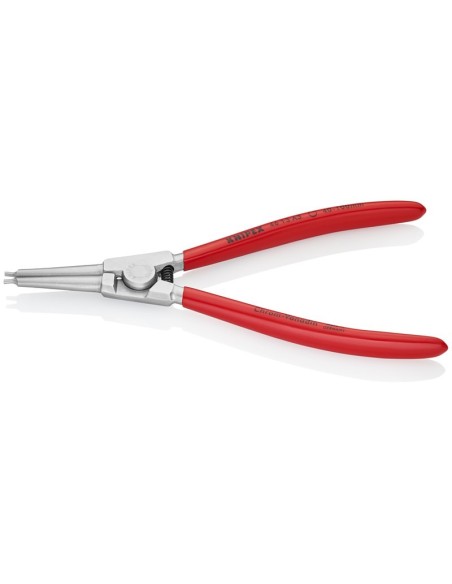 Alicate para arandelas para arandelas exteriores de ejes recubiertos de plástico cromado 210 mm KNIPEX 46 13 A3