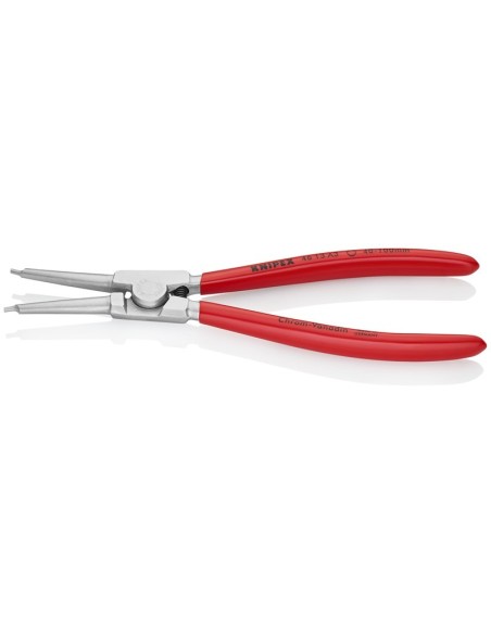 Alicate para arandelas para arandelas exteriores de ejes recubiertos de plástico cromado 210 mm KNIPEX 46 13 A3