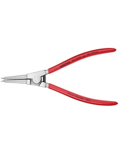 Alicate para arandelas para arandelas exteriores de ejes recubiertos de plástico cromado 210 mm KNIPEX 46 13 A3