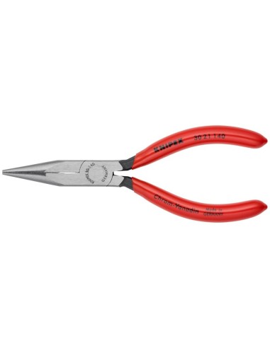 Alicate de boca larga recubiertos de plástico negro atramentado 140 mm (cartulina autoservicio/blíster) KNIPEX 30 21 140 SB
