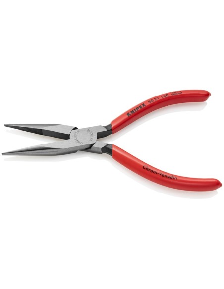Alicate de boca larga recubiertos de plástico negro atramentado 160 mm (cartulina autoservicio/blíster) KNIPEX 30 21 160 SB