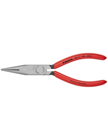 Alicate de boca larga recubiertos de plástico negro atramentado 160 mm (cartulina autoservicio/blíster) KNIPEX 30 21 160 SB