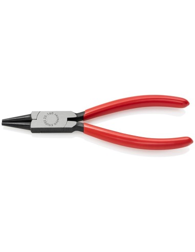 Alicate de boca redonda recubiertos de plástico negro atramentado 160 mm KNIPEX 22 01 160