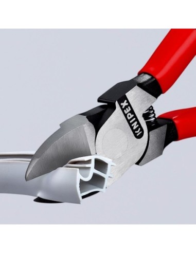 Alicate de corte diagonal para plásticos recubiertos de plástico 160 mm KNIPEX 72 01 160