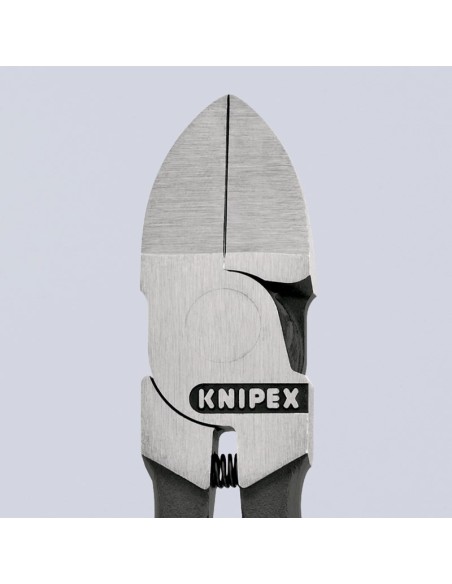 Alicate de corte diagonal para plásticos recubiertos de plástico 160 mm KNIPEX 72 01 160