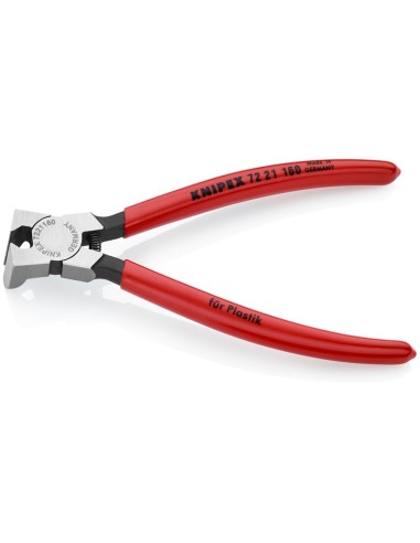 Alicate de corte diagonal para plásticos recubiertos de plástico 160 mm KNIPEX 72 21 160