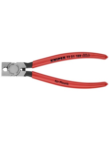 Alicate de corte diagonal para plásticos recubiertos de plástico 160 mm KNIPEX 72 21 160
