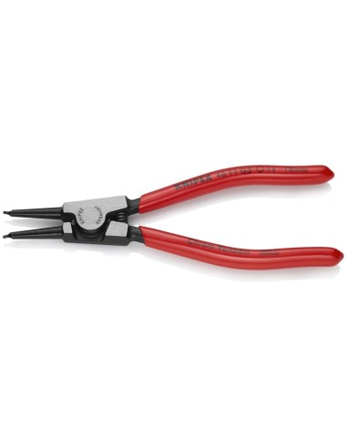 Alicate para arandelas para arandelas de sujeción en ejes recubiertos de plástico negro atramentado 140 mm KNIPEX 46 11 G3