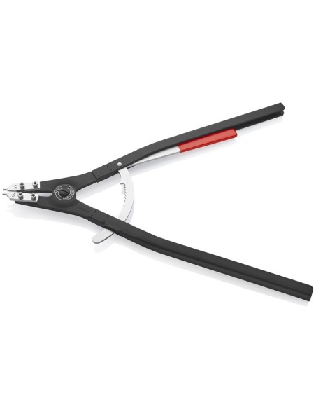 Alicate para arandelas para arandelas exteriores de ejes recubierto de pintura pulverizada, negro 560 mm KNIPEX 46 10 A5