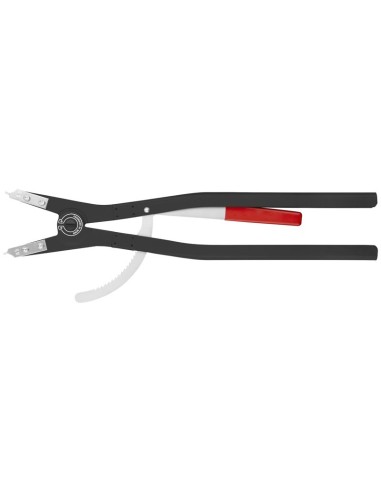 Alicate para arandelas para arandelas exteriores de ejes recubierto de pintura pulverizada, negro 560 mm KNIPEX 46 10 A5