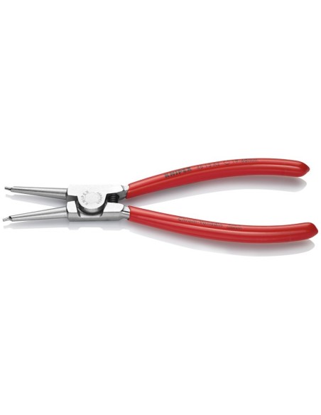 Alicate para arandelas para arandelas exteriores de ejes recubiertos de plástico cromado 180 mm KNIPEX 46 13 A2