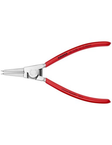 Alicate para arandelas para arandelas exteriores de ejes recubiertos de plástico cromado 180 mm KNIPEX 46 13 A2