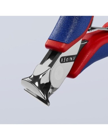 Alicate de corte oblicuo para electrónica con fundas multicomponentes 120 mm KNIPEX 62 12 120