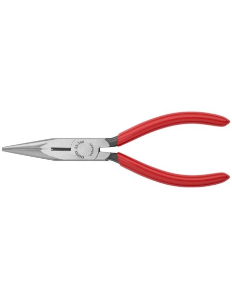 Alicate de montaje (alicate de radio) recubiertos de plástico negro atramentado 160 mm KNIPEX 25 01 160