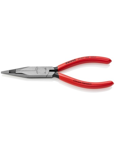 Alicate de montaje con corte central (alicate para telefonía) recubiertos de plástico 160 mm KNIPEX 27 01 160
