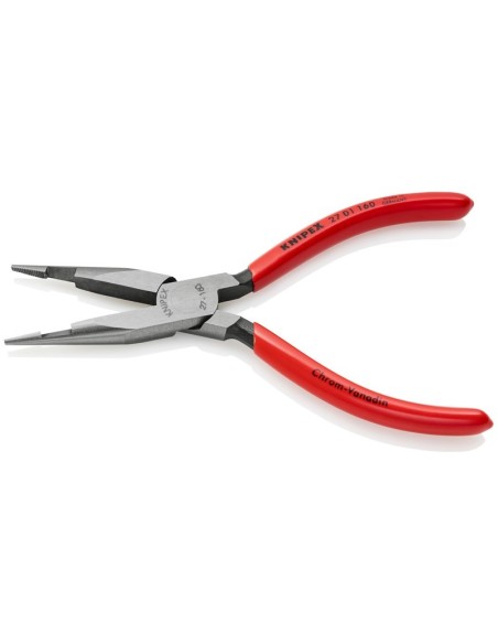 Alicate de montaje con corte central (alicate para telefonía) recubiertos de plástico 160 mm KNIPEX 27 01 160