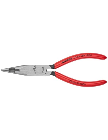 Alicate de montaje con corte central (alicate para telefonía) recubiertos de plástico 160 mm KNIPEX 27 01 160