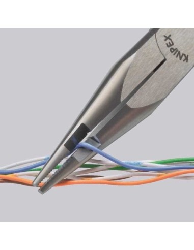 Alicate de montaje con corte central (alicate para telefonía) recubiertos de plástico 160 mm KNIPEX 27 01 160