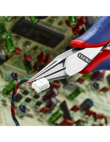 Alicate de montaje para electrónica con fundas multicomponentes 115 mm KNIPEX 35 22 115