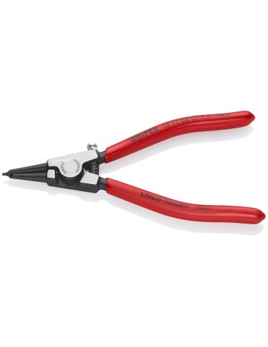 Alicate para arandelas para arandelas de sujeción en ejes recubiertos de plástico negro atramentado 140 mm KNIPEX 46 11 G0