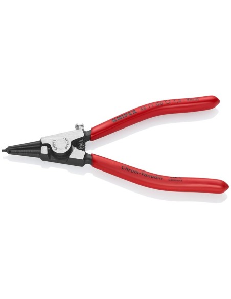 Alicate para arandelas para arandelas de sujeción en ejes recubiertos de plástico negro atramentado 140 mm KNIPEX 46 11 G0
