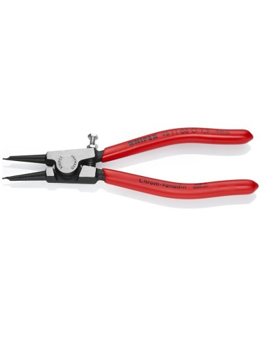 Alicate para arandelas para arandelas de sujeción en ejes recubiertos de plástico negro atramentado 140 mm KNIPEX 46 11 G0
