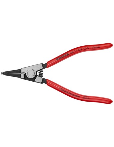 Alicate para arandelas para arandelas de sujeción en ejes recubiertos de plástico negro atramentado 140 mm KNIPEX 46 11 G2