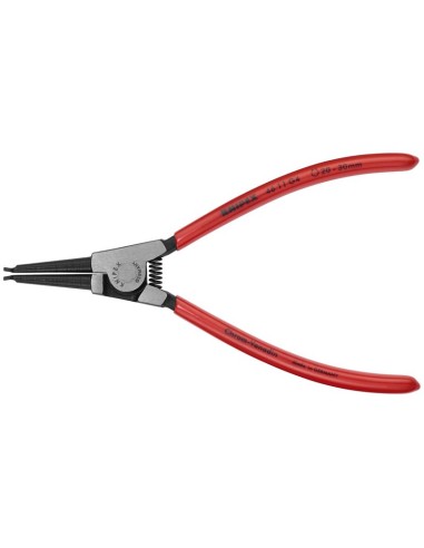 Alicate para arandelas para arandelas de sujeción en ejes recubiertos de plástico negro atramentado 180 mm KNIPEX 46 11 G4