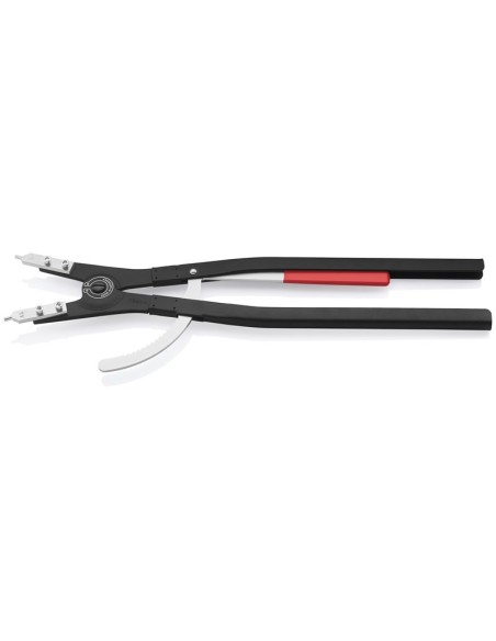Alicate para arandelas para arandelas exteriores de ejes recubierto de pintura pulverizada, negro 570 mm KNIPEX 46 10 A6