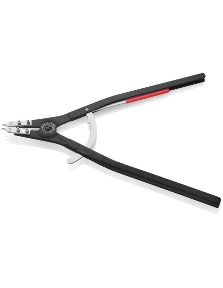 Alicate para arandelas para arandelas exteriores de ejes recubierto de pintura pulverizada, negro 570 mm KNIPEX 46 10 A6