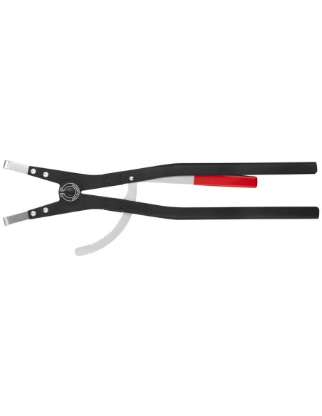 Alicate para arandelas para arandelas exteriores de ejes recubierto de pintura pulverizada, negro 580 mm KNIPEX 46 20 A61