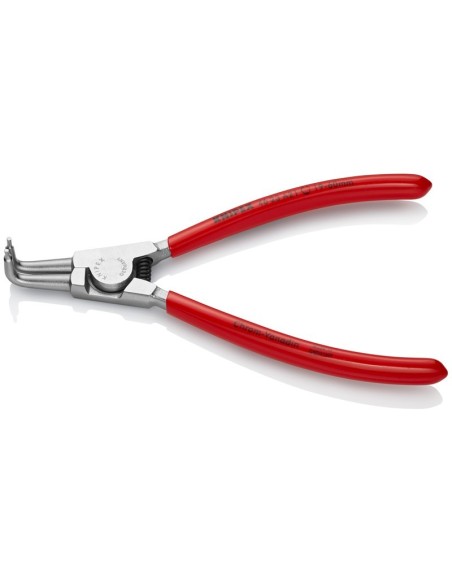 Alicate para arandelas para arandelas exteriores de ejes recubiertos de plástico cromado 170 mm KNIPEX 46 23 A21