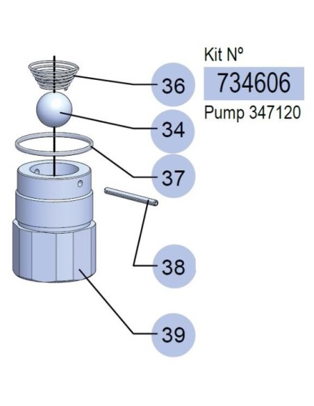 KIT VÁLVULA DE PIE 5,1/HD-L