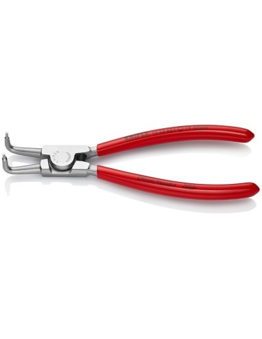 Alicate para arandelas para arandelas exteriores de ejes recubiertos de plástico cromado 170 mm KNIPEX 46 23 A21