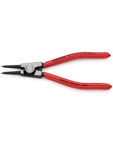 Alicate para arandelas para arandelas exteriores de ejes recubiertos de plástico negro atramentado 140 mm (cartulina autoservic